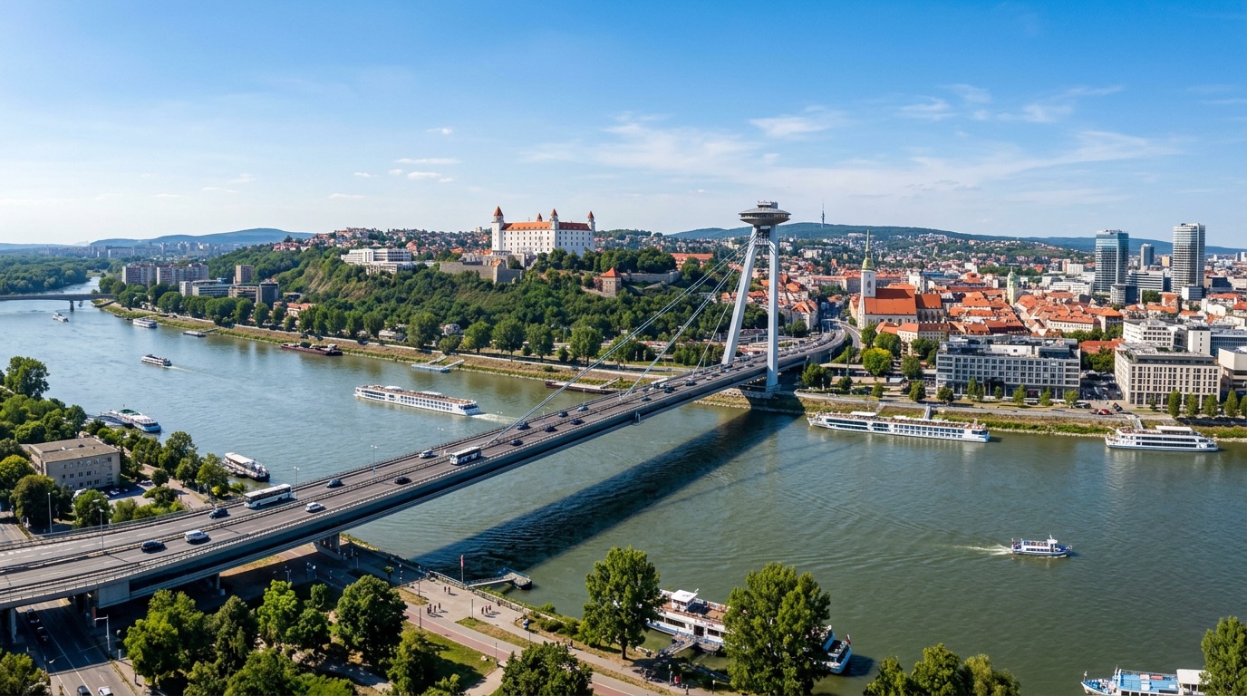 Most SNP a UFO nad Dunajom, Bratislava